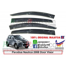 Perodua Nautica 2008 AG Door Visor Air Press Wind Deflector (Big 12cm Width)
